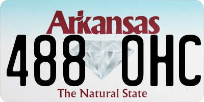 AR license plate 488OHC