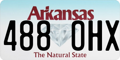 AR license plate 488OHX