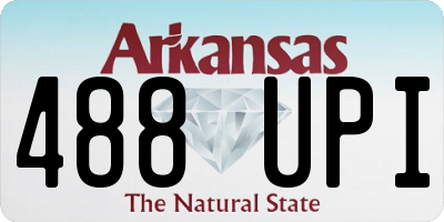 AR license plate 488UPI