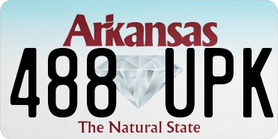 AR license plate 488UPK