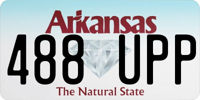 AR license plate 488UPP