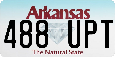 AR license plate 488UPT