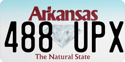 AR license plate 488UPX