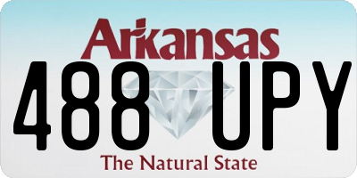 AR license plate 488UPY
