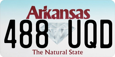 AR license plate 488UQD