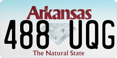 AR license plate 488UQG