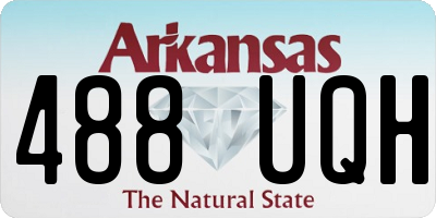 AR license plate 488UQH