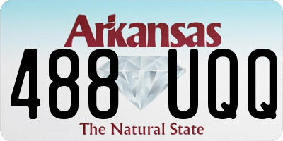 AR license plate 488UQQ