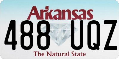 AR license plate 488UQZ