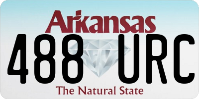 AR license plate 488URC