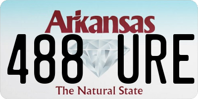AR license plate 488URE