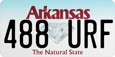 AR license plate 488URF