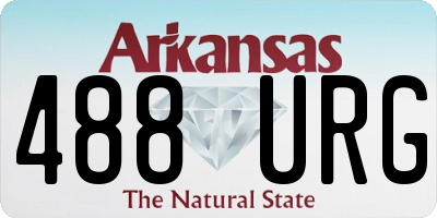 AR license plate 488URG