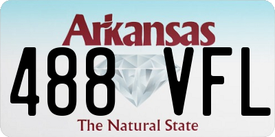 AR license plate 488VFL