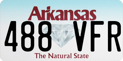 AR license plate 488VFR