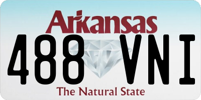 AR license plate 488VNI
