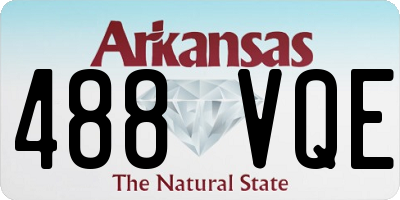 AR license plate 488VQE