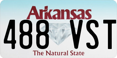 AR license plate 488VST