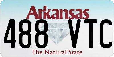 AR license plate 488VTC