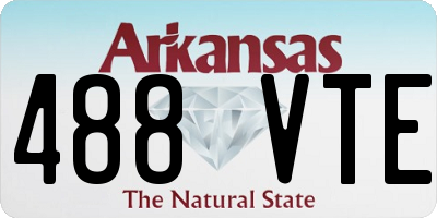AR license plate 488VTE