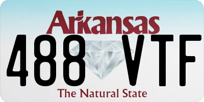 AR license plate 488VTF