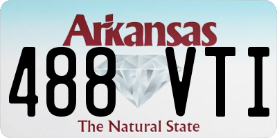 AR license plate 488VTI