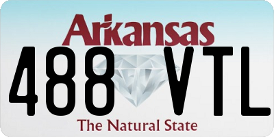 AR license plate 488VTL