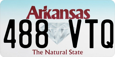 AR license plate 488VTQ