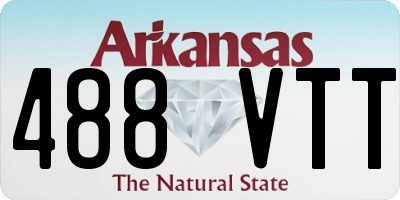AR license plate 488VTT