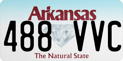 AR license plate 488VVC