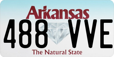 AR license plate 488VVE