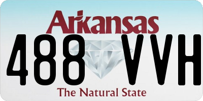 AR license plate 488VVH