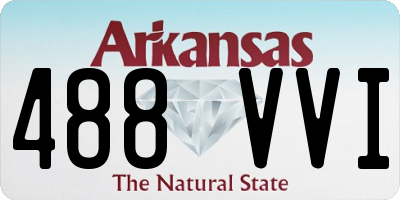 AR license plate 488VVI