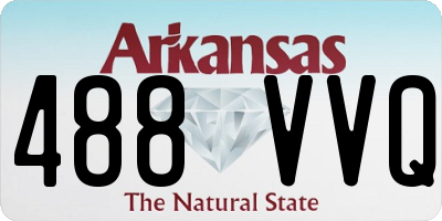 AR license plate 488VVQ