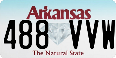 AR license plate 488VVW