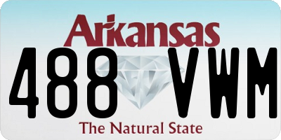 AR license plate 488VWM