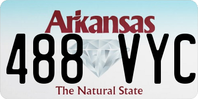 AR license plate 488VYC