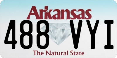 AR license plate 488VYI