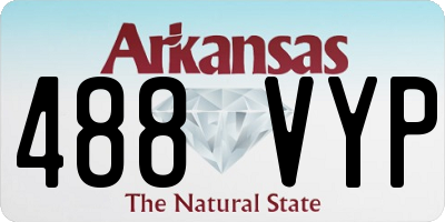 AR license plate 488VYP