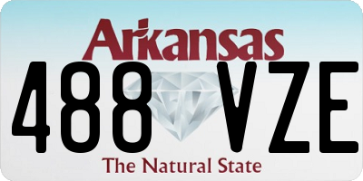 AR license plate 488VZE