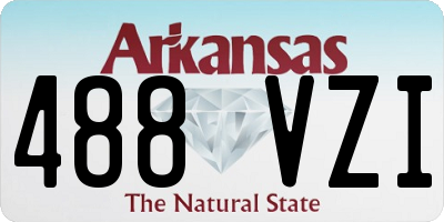 AR license plate 488VZI