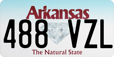 AR license plate 488VZL