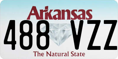 AR license plate 488VZZ