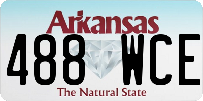 AR license plate 488WCE