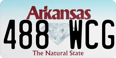 AR license plate 488WCG