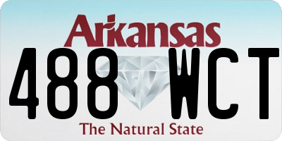 AR license plate 488WCT