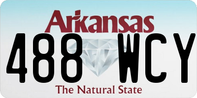 AR license plate 488WCY