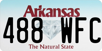 AR license plate 488WFC