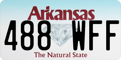 AR license plate 488WFF