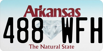 AR license plate 488WFH
